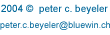 EMail an Peter C. Beyeler